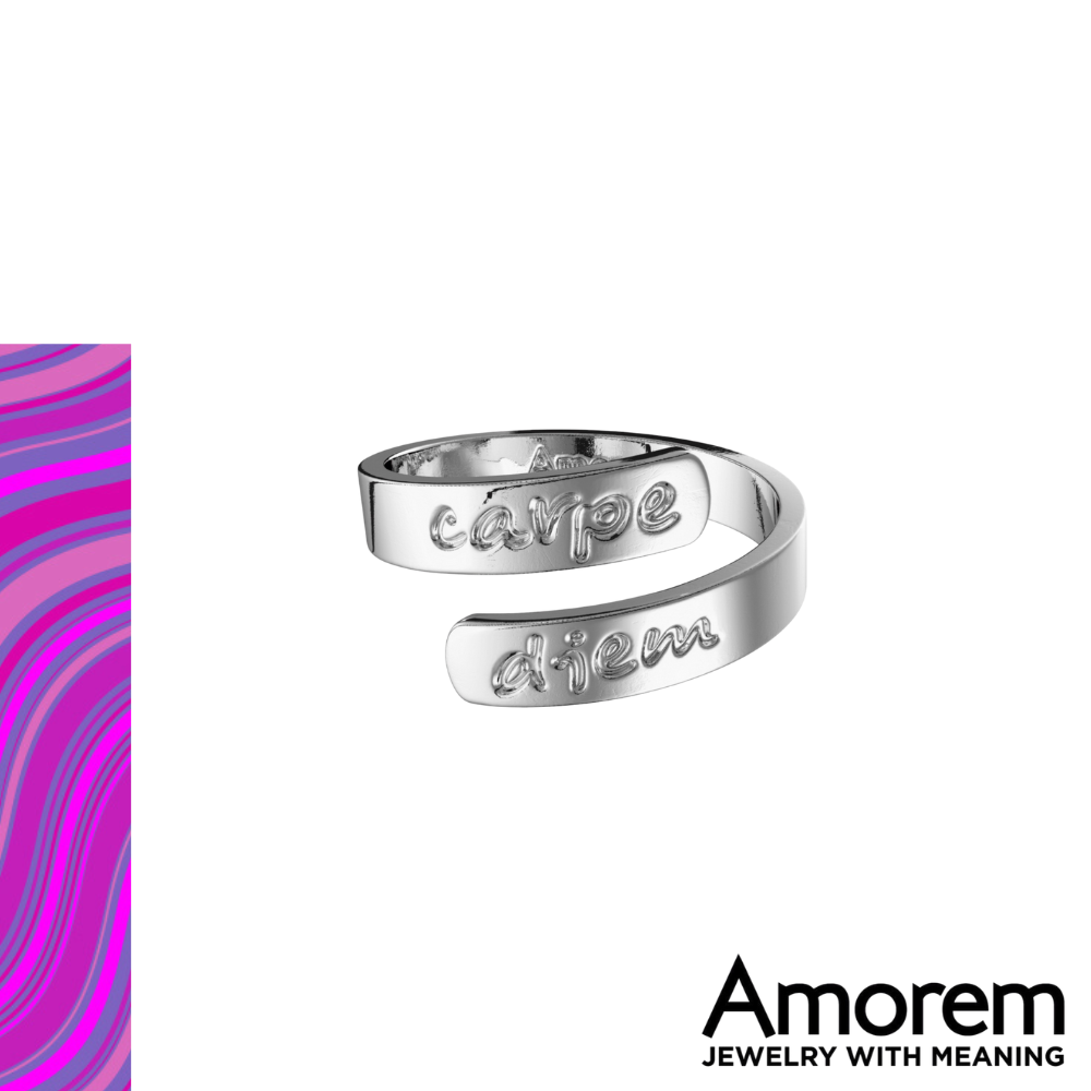 Ring Carpe Diem, 925 silver