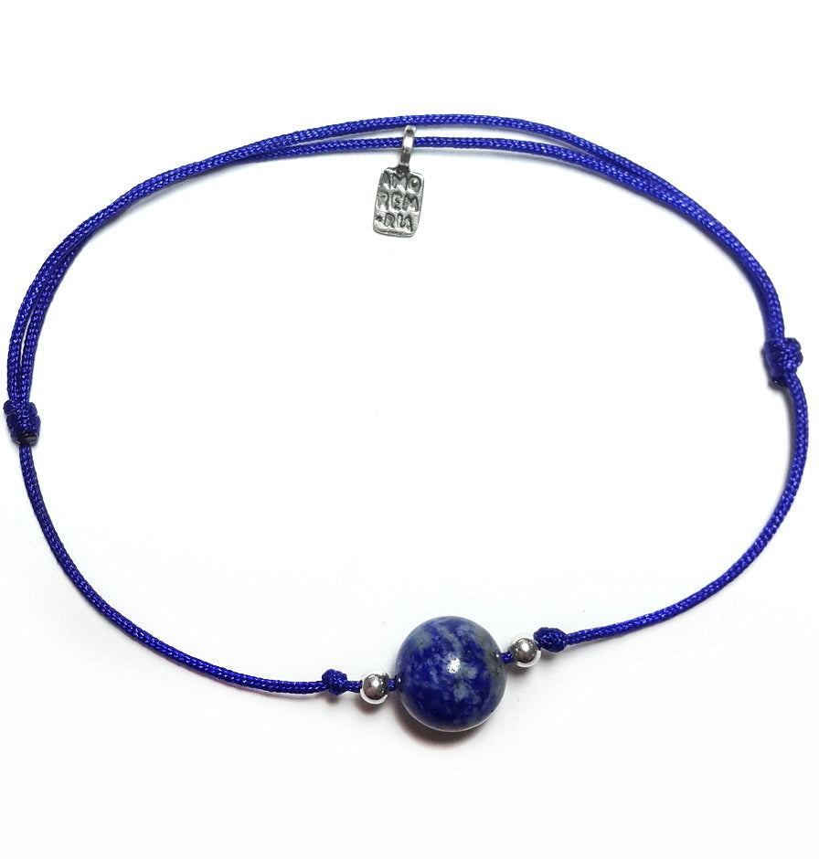 Bracelet for the 6th chakra with lazurite