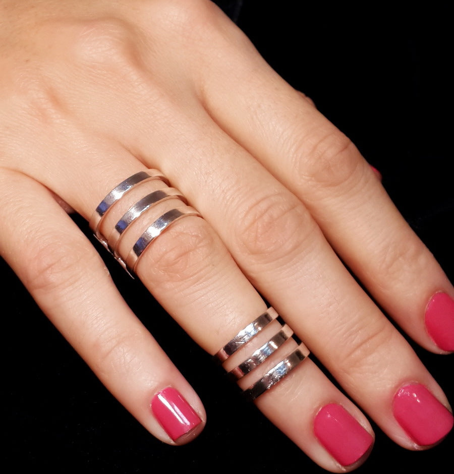 Phalanx Ring Trio, the small one, Sterling Silver