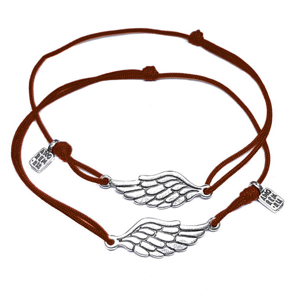 Paired Wings Bracelet, sterling silver