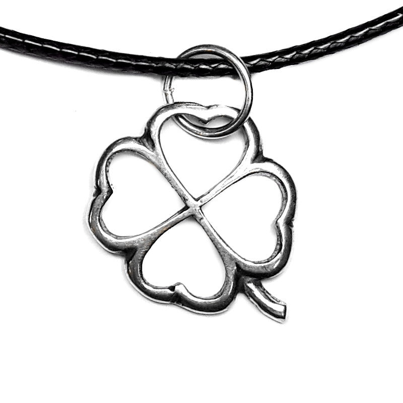 The Four Leaf Clover pendant, sterling silver