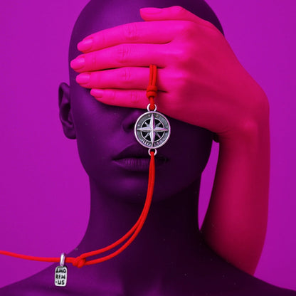 Compass bracelet, silver 925