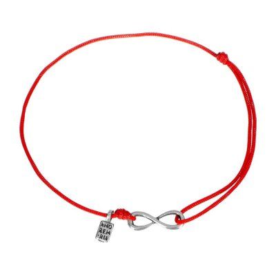 Infinity bracelet, medium, 925 silver