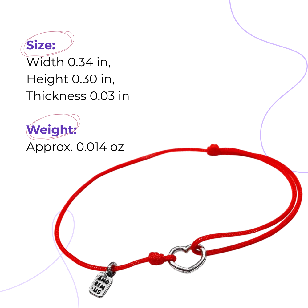 Heart Bracelet — 925 sterling silver bracelet with meaning, gift-ready by Amorem
