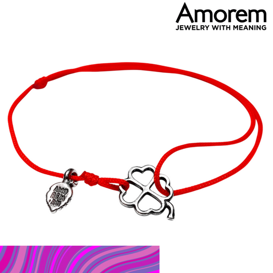 Bracelet Clover, silver 925