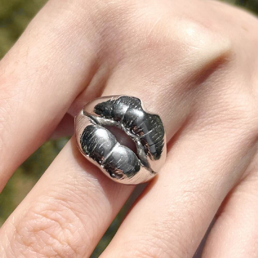 Ring Lips, silver 925