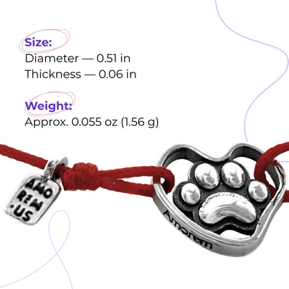 Bracelet Friend’s Paw, silver 925
