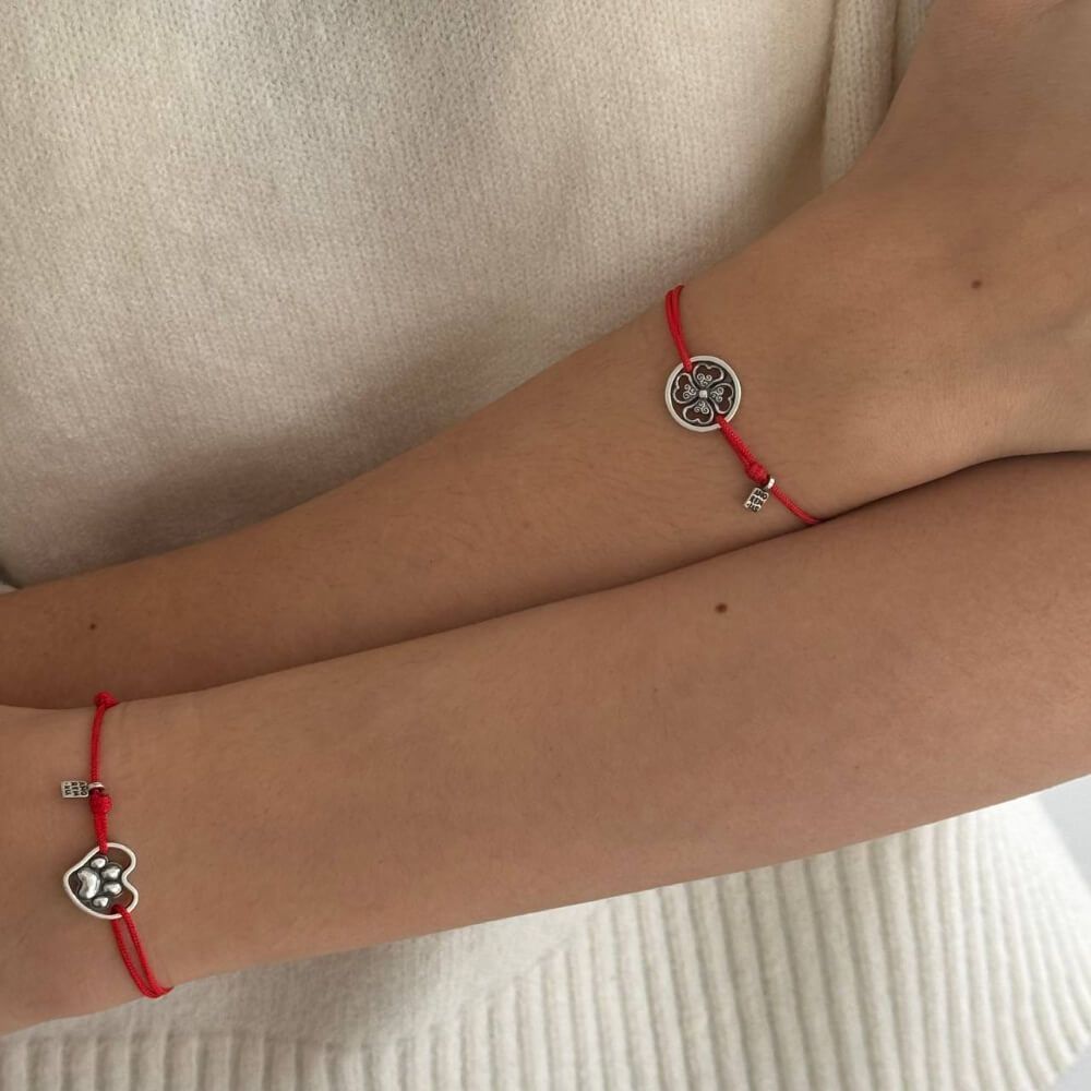 Paw Print Bracelet — 925 sterling silver bracelet with meaning, gift-ready by Amorem