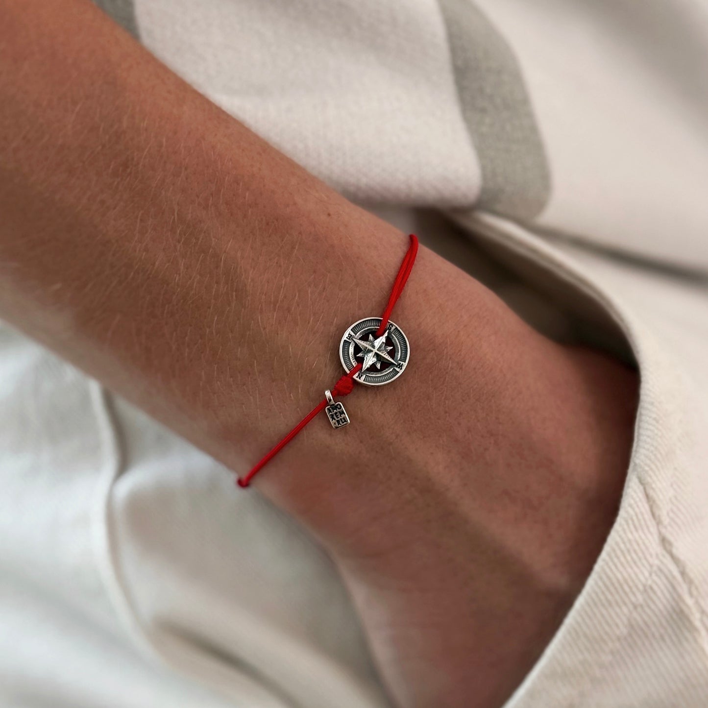 Compass bracelet, silver 925
