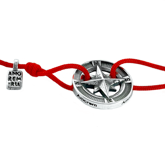 Compass bracelet, silver 925