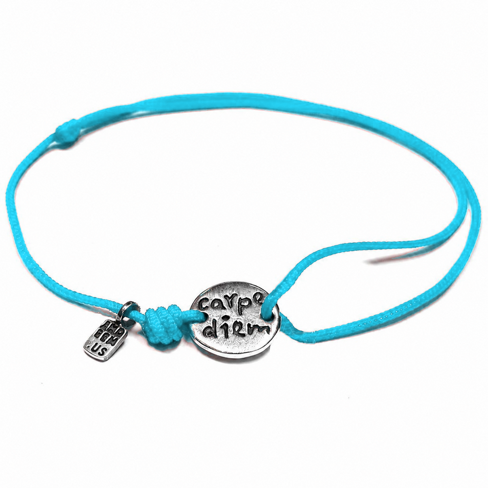 Carpe Diem Bracelet — Sky thread, sterling silver 925