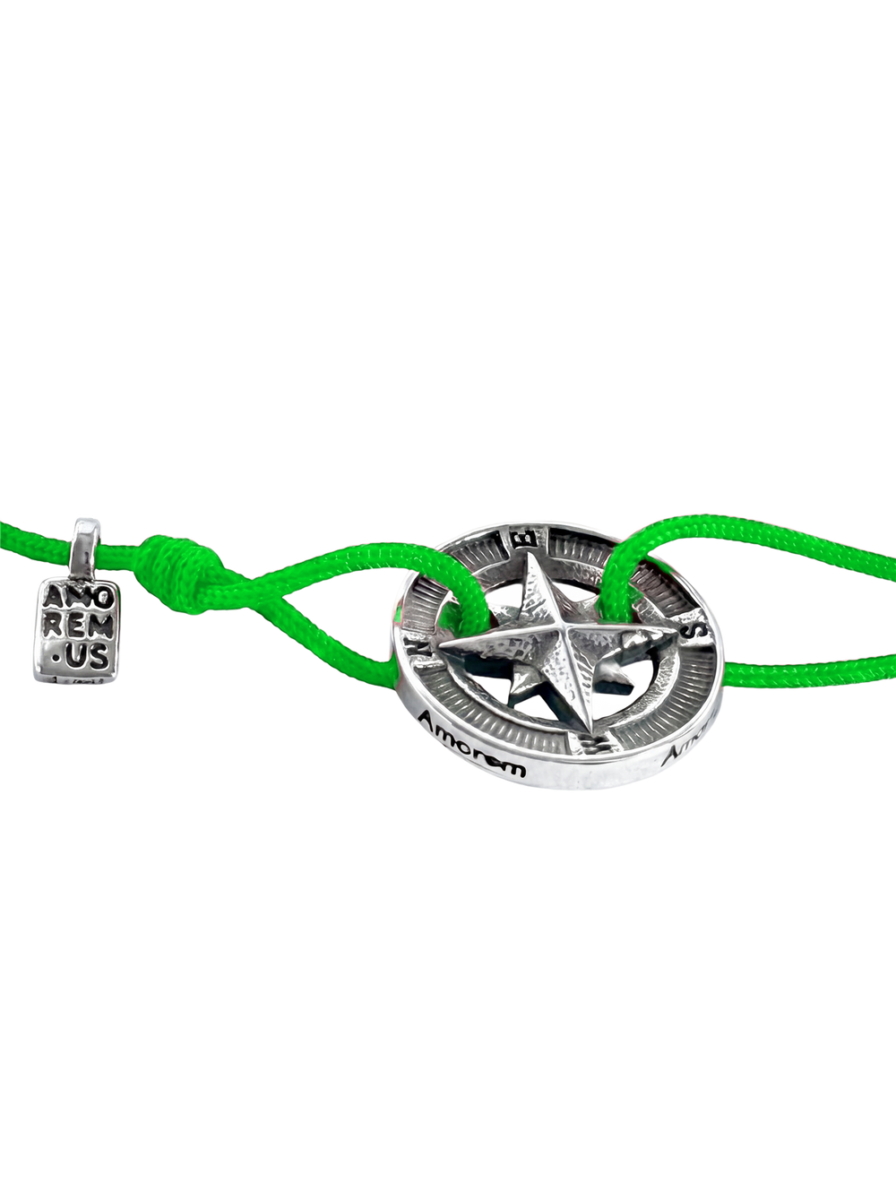 Compass Bracelet — Green thread
