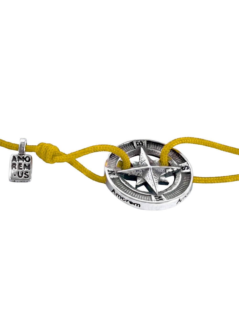 Compass Bracelet — Yellow thread
