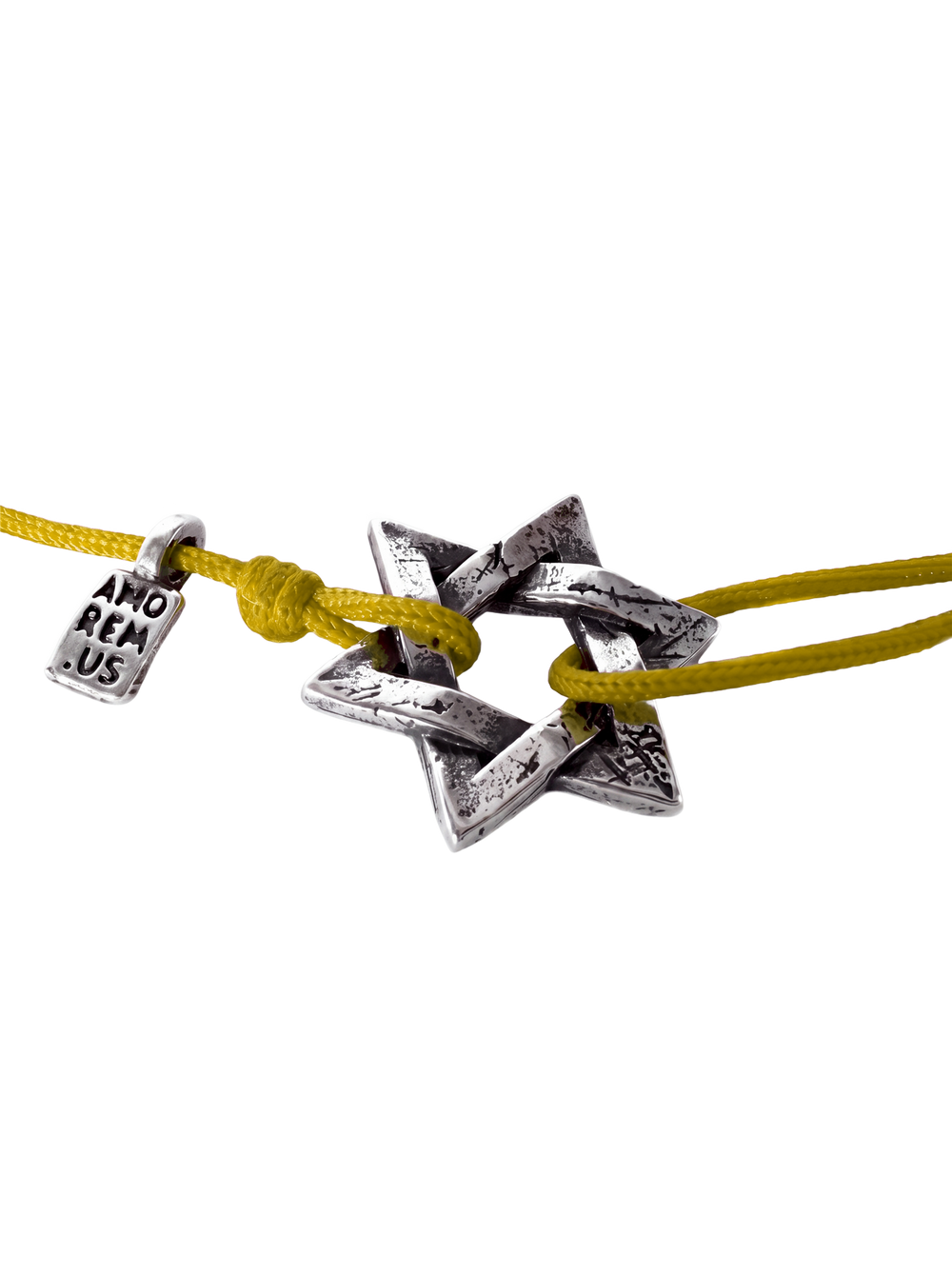 Star of David Bracelet — Yellow thread