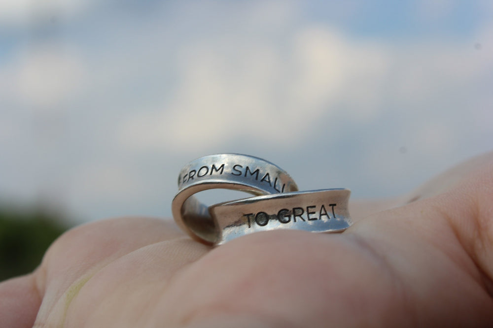 Stacking Knuckle Rings — 925 sterling silver ring with meaning, gift-ready by Amorem