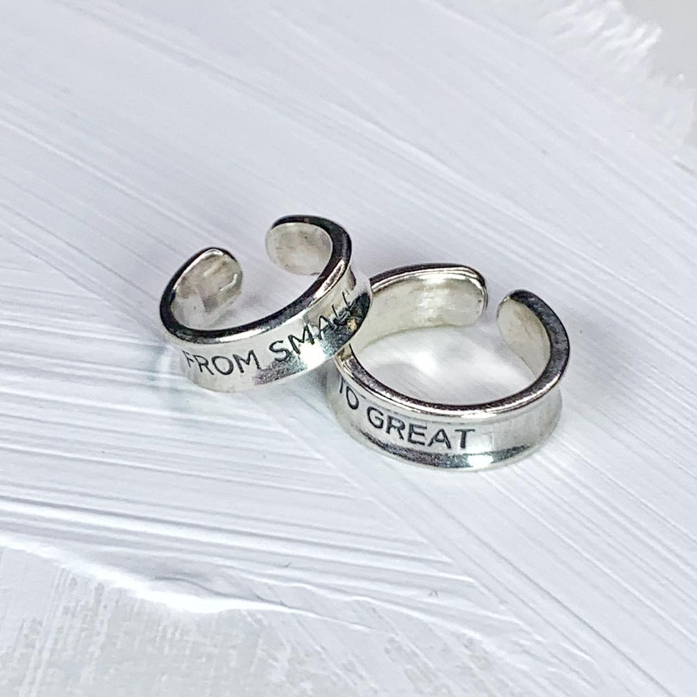 Stacking Knuckle Rings — 925 sterling silver ring with meaning, gift-ready by Amorem
