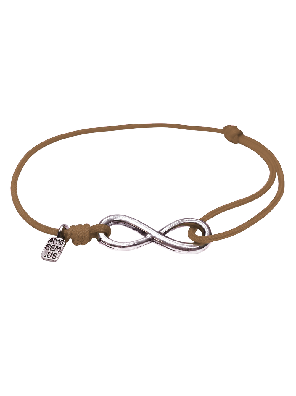 Infinity Bracelet — Brown thread