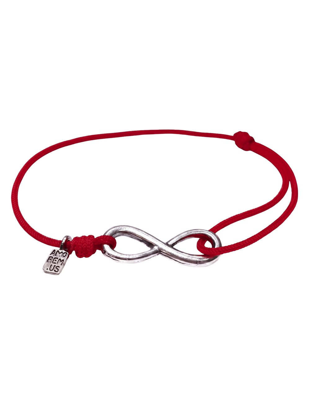 Infinity Bracelet — Burgundy thread