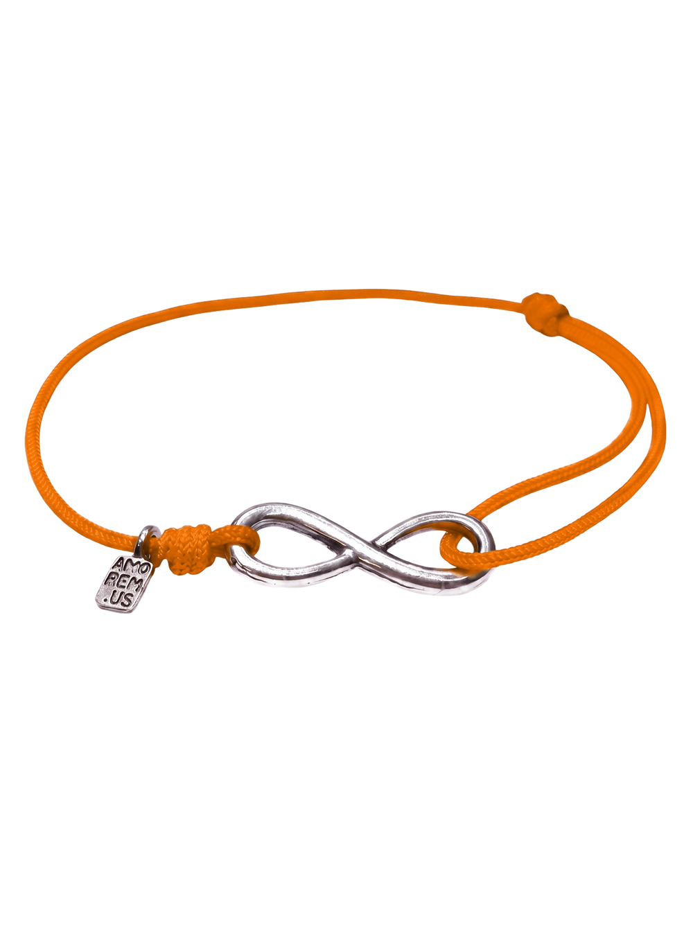 Infinity Bracelet — Orange thread