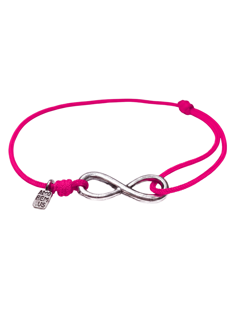 Infinity Bracelet — Pink thread