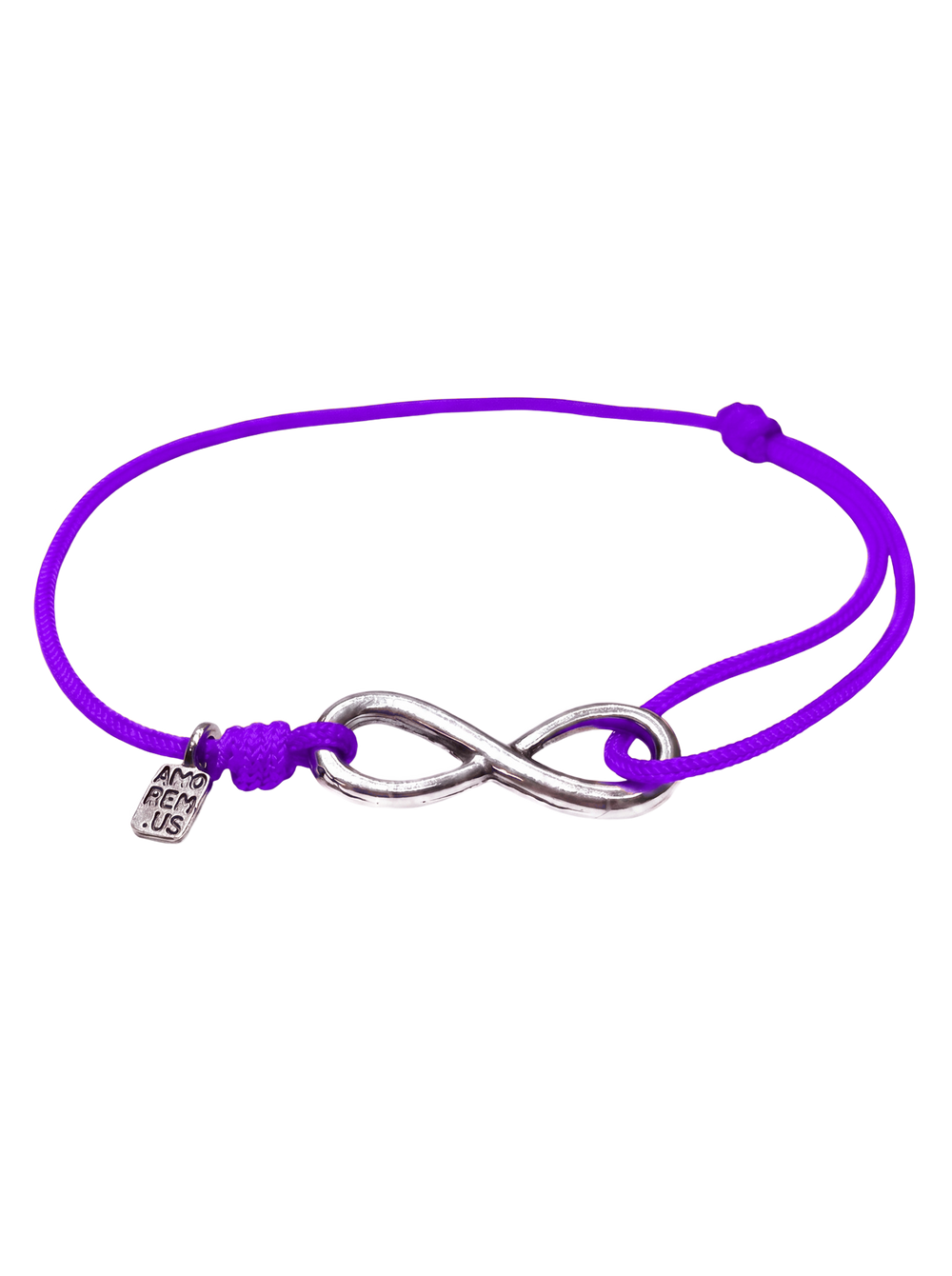 Infinity Bracelet — Purple thread