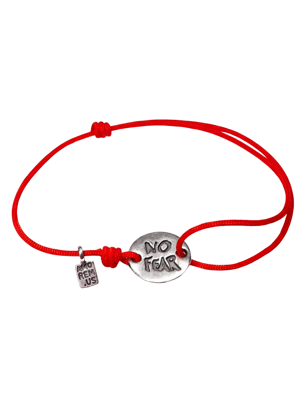 No Fear Wings Bracelet — Red thread