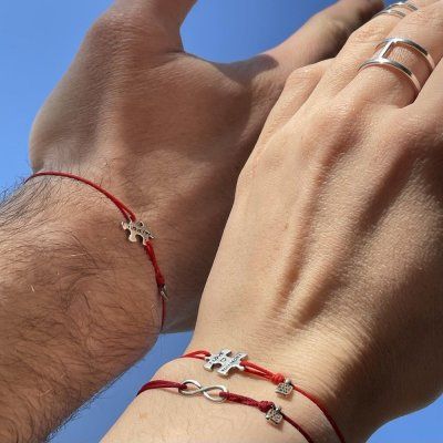 Infinity bracelet, medium, 925 silver