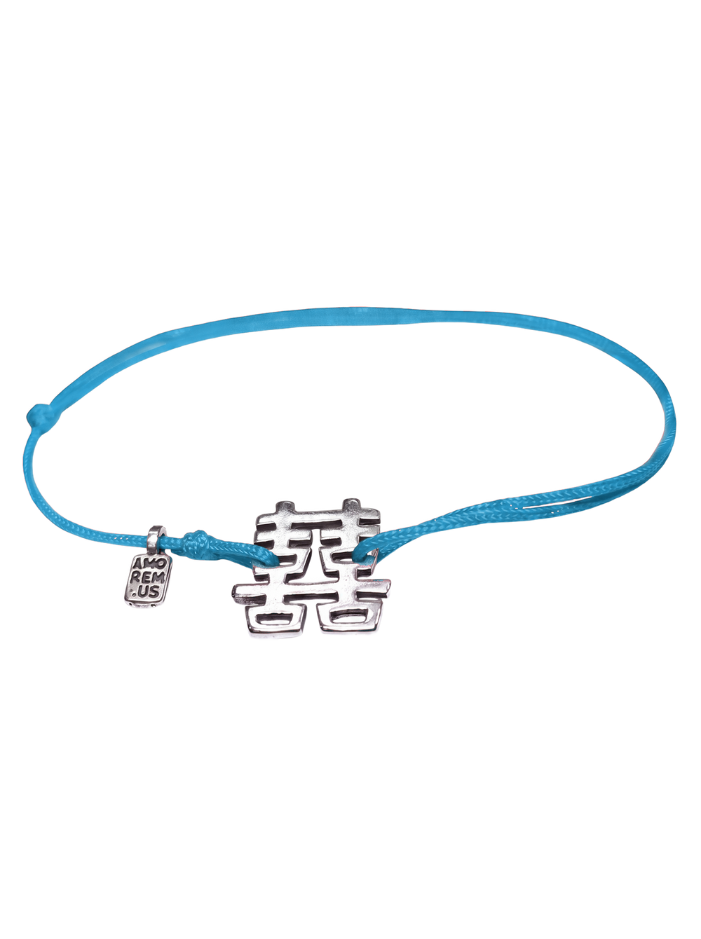 Double Happiness Bracelet — Sky thread