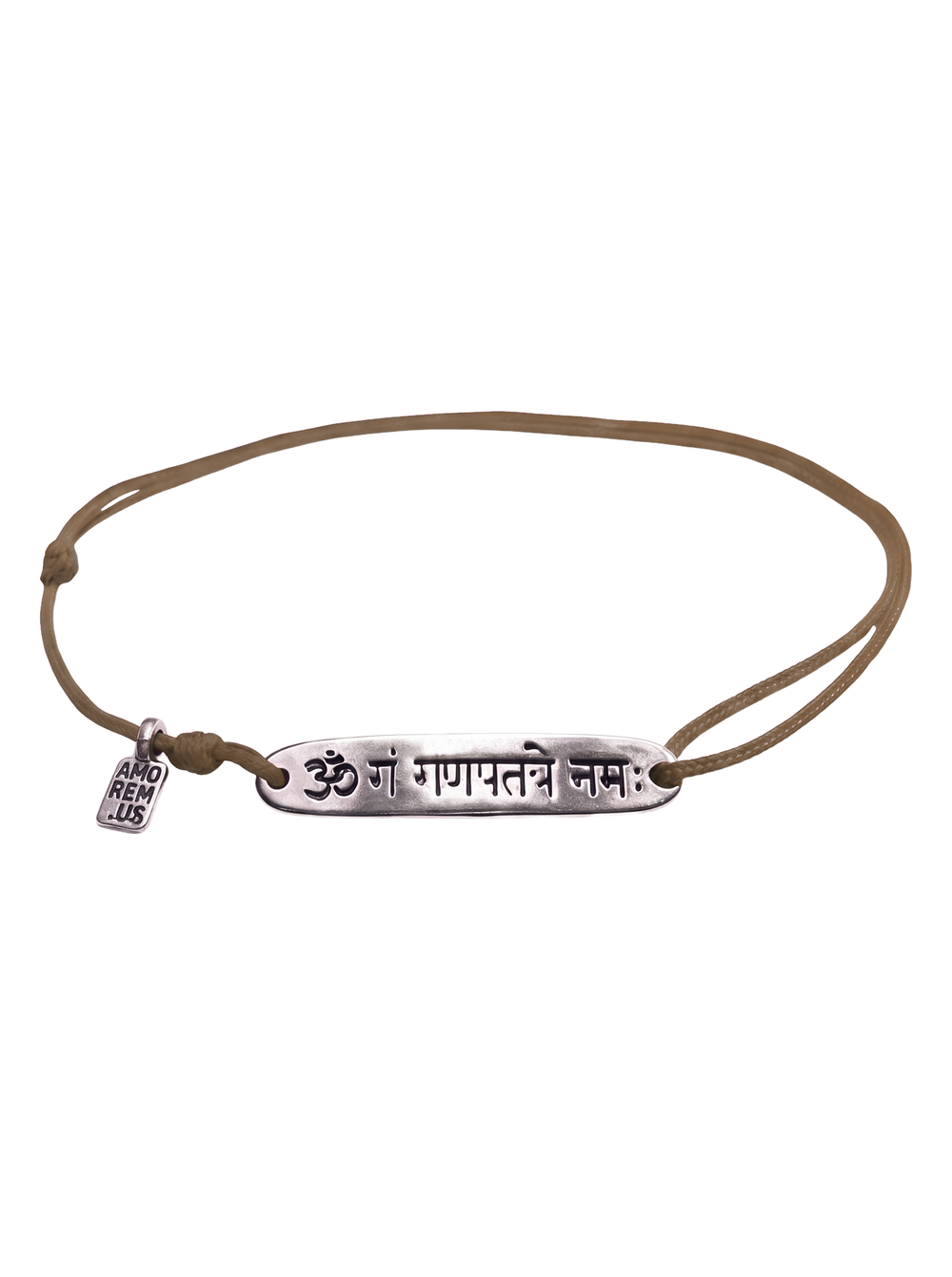 Ganesha Bracelet — Brown thread