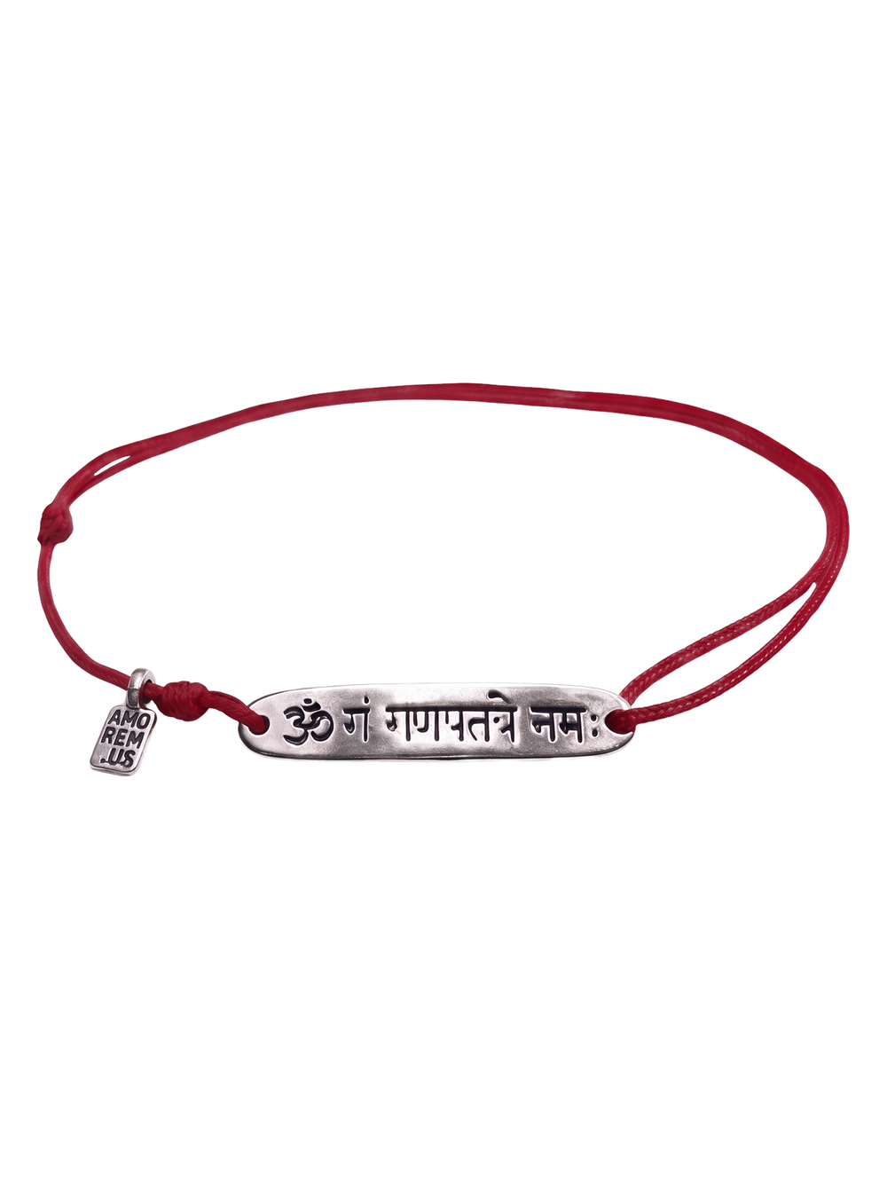Ganesha Bracelet — Burgundy thread
