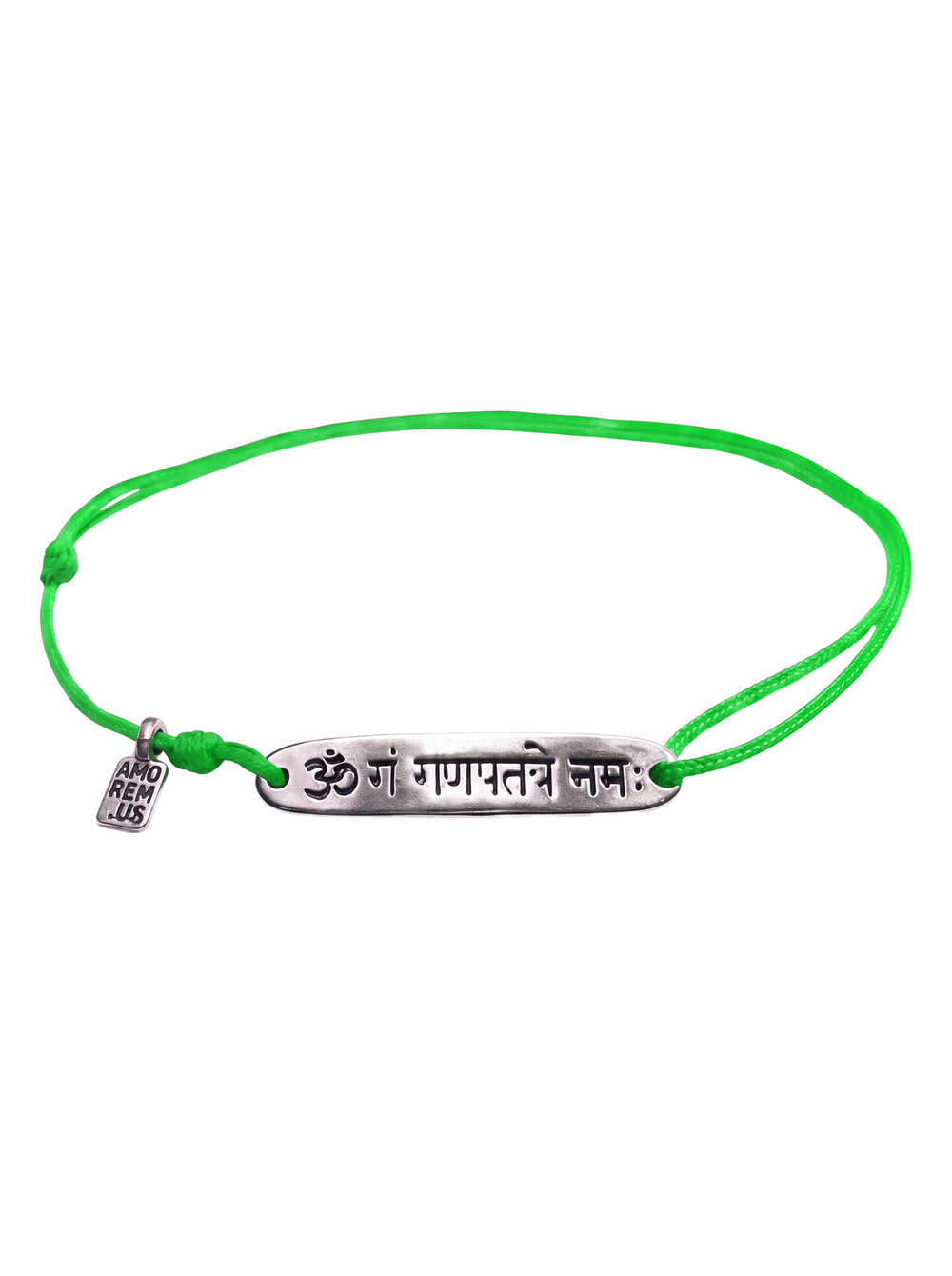 Ganesha Bracelet — Green thread