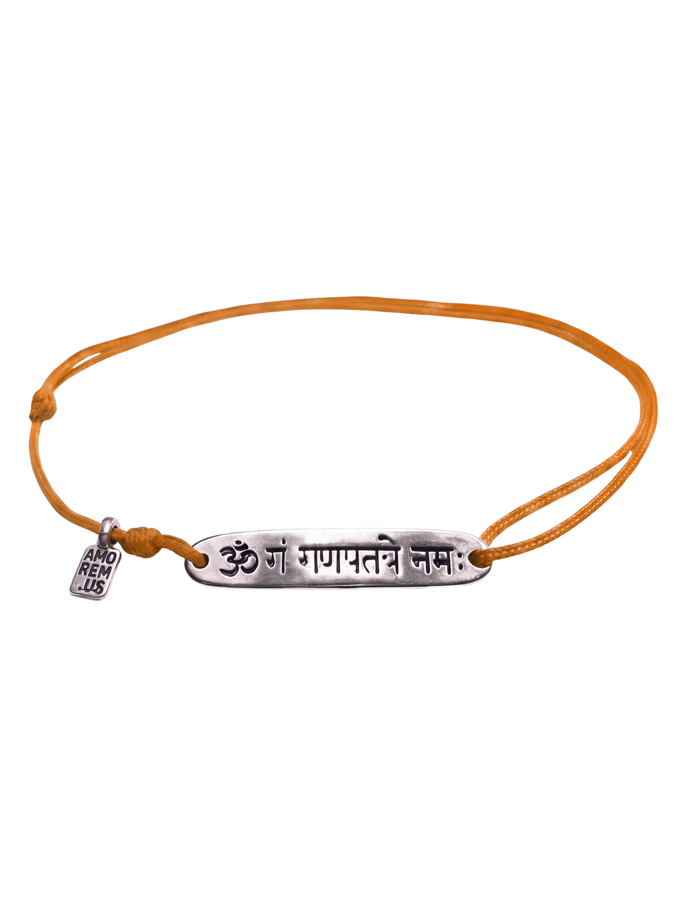 Ganesha Bracelet — Orange thread