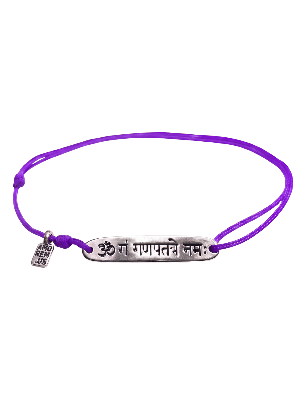 Ganesha Bracelet — Purple thread