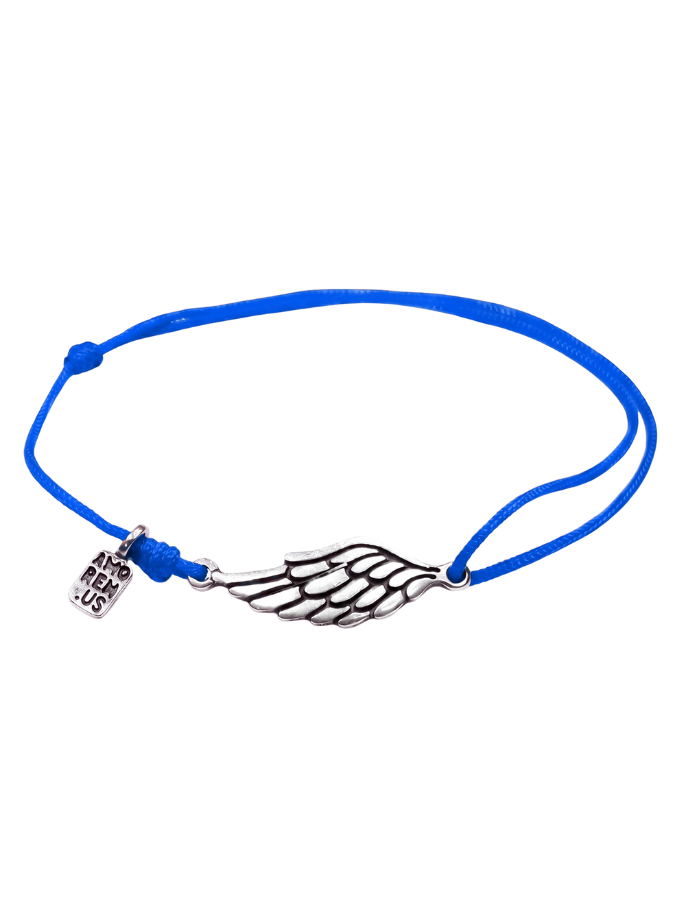 Second Wing Bracelet — Blue thread