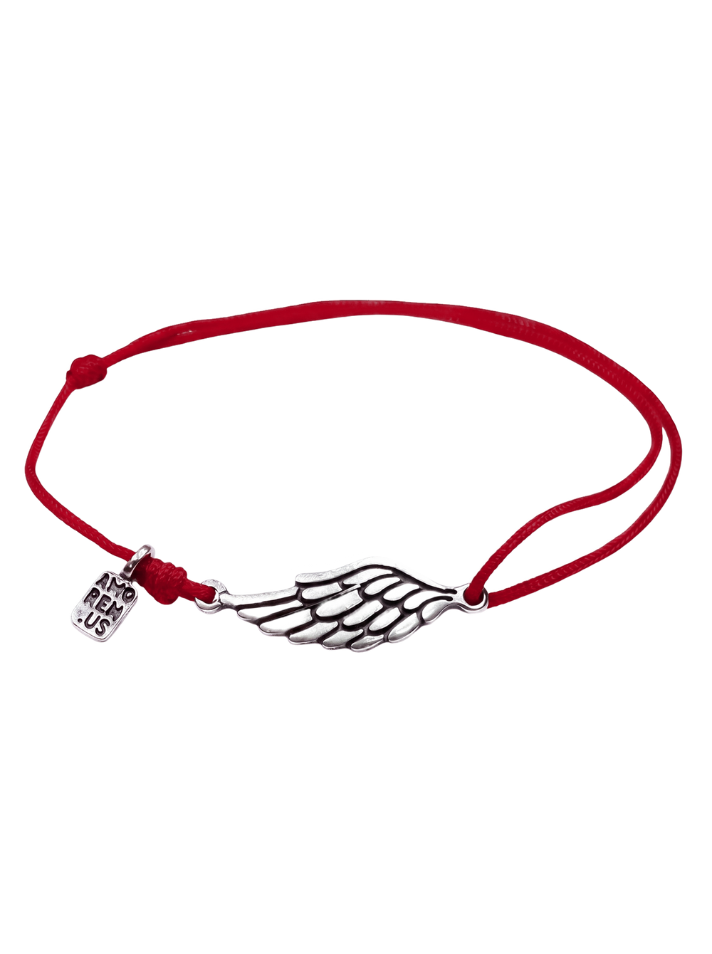 Second Wing Bracelet — Burgundy thread