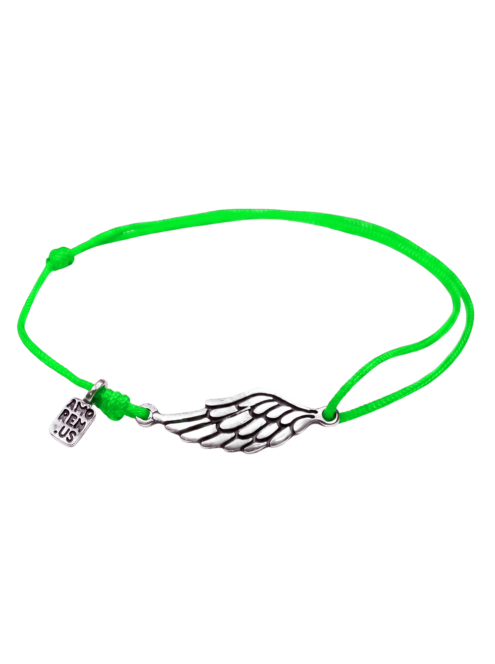 Second Wing Bracelet — Green thread