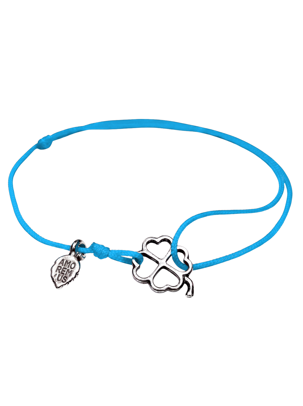 Four-Leaf Clover Bracelet — Sky thread