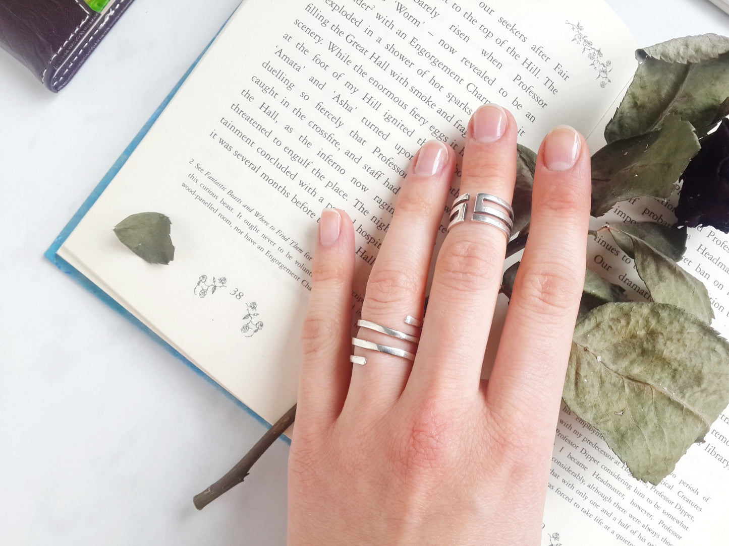 Ring Labyrinth, Sterling Silver