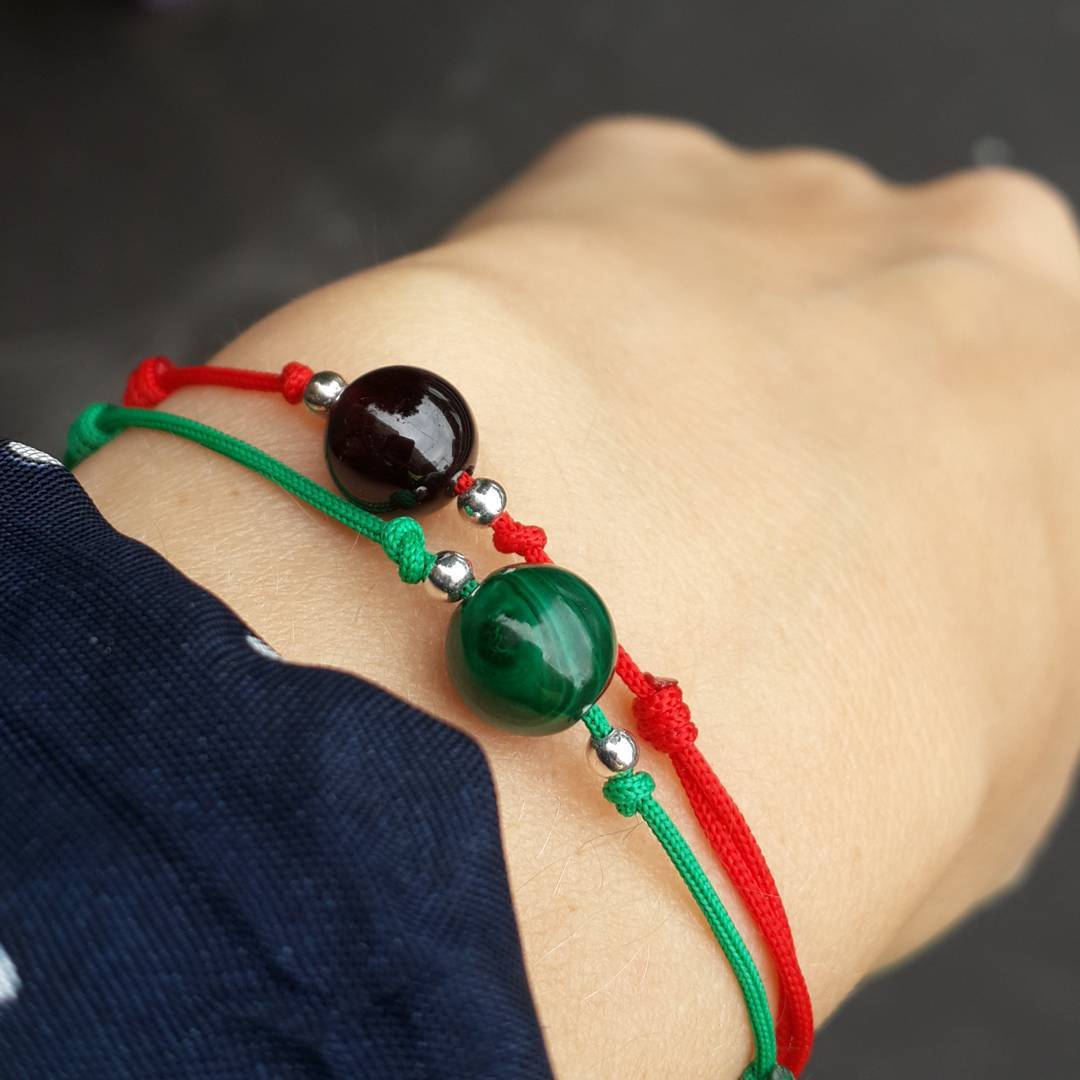 Heart Chakra bracelet, for 4th chakra, malachite