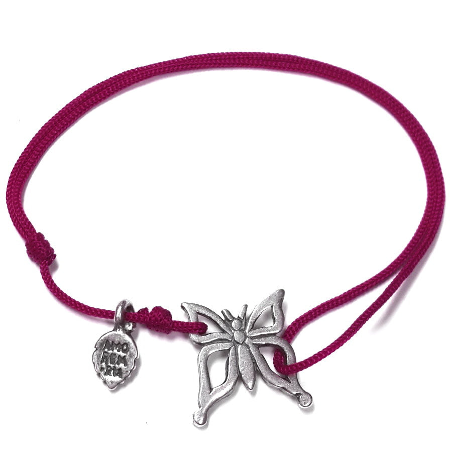 Butterfly bracelet, sterling silver