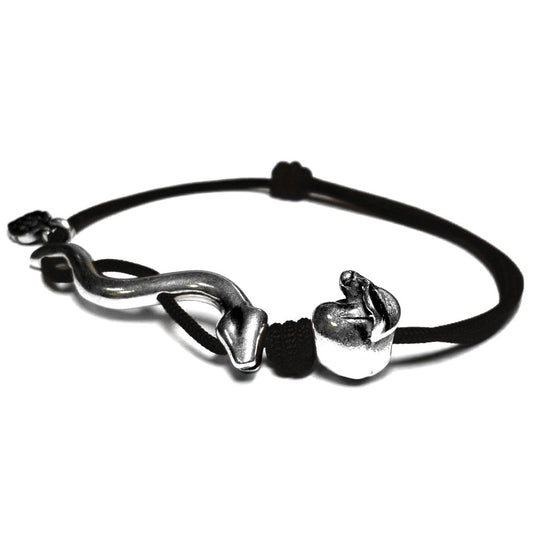 Snake bracelet, sterling silver