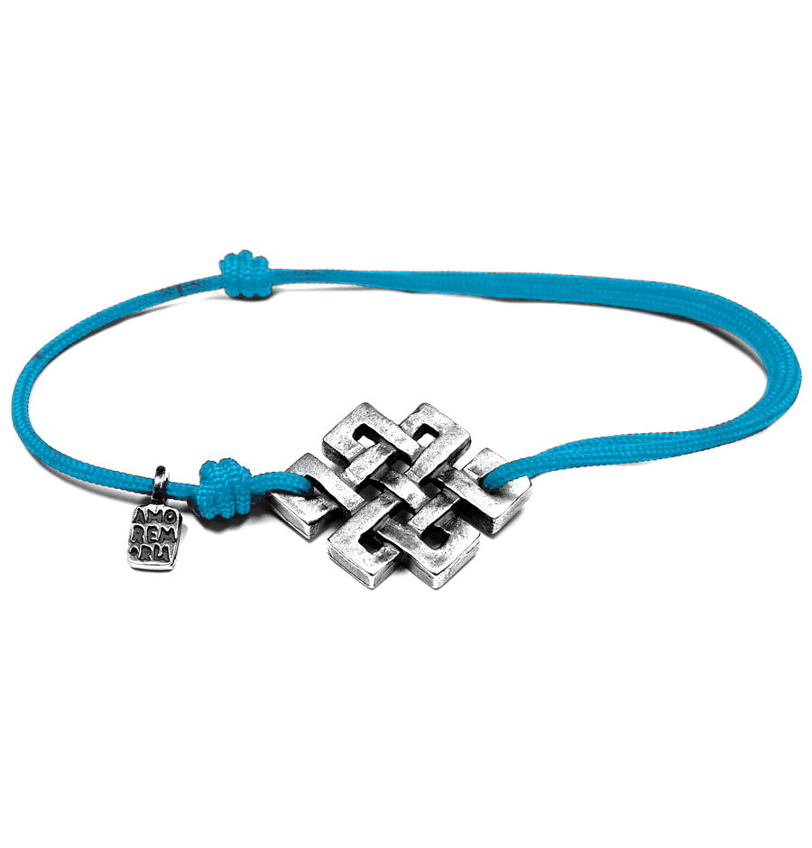 Endless Knot Bracelet, sterling silver