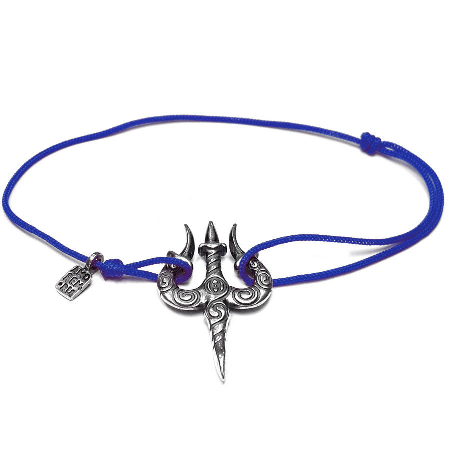 Trishul Bracelet, sterling silver