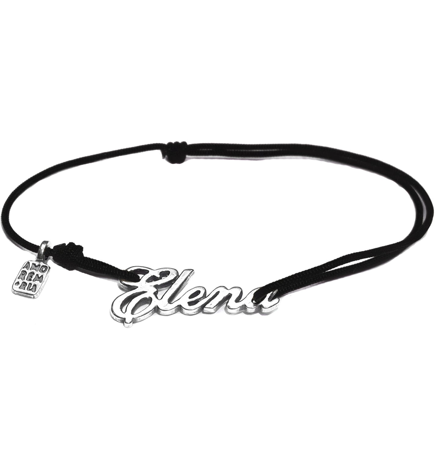 Elena name  bracelet, sterling silver