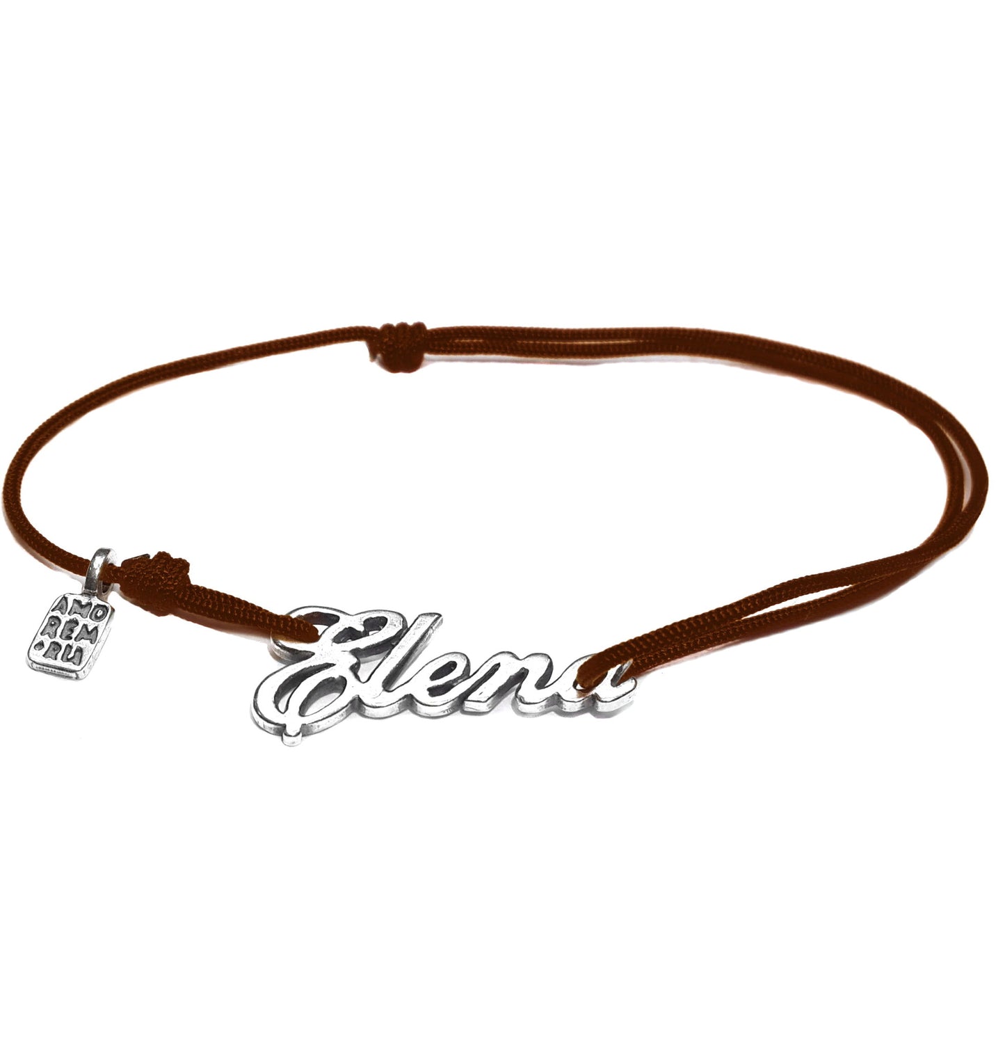 Elena name  bracelet, sterling silver