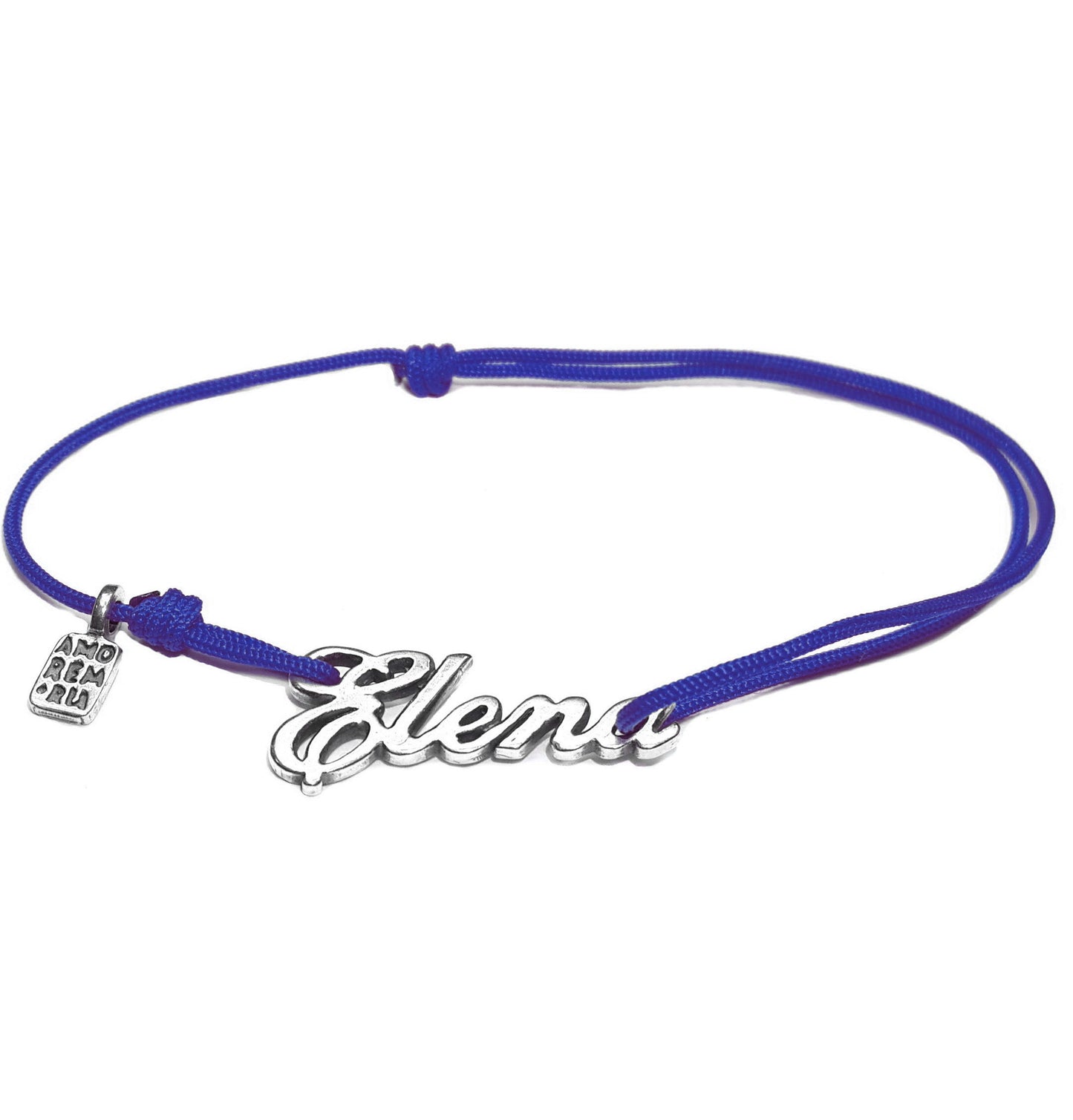 Elena name  bracelet, sterling silver