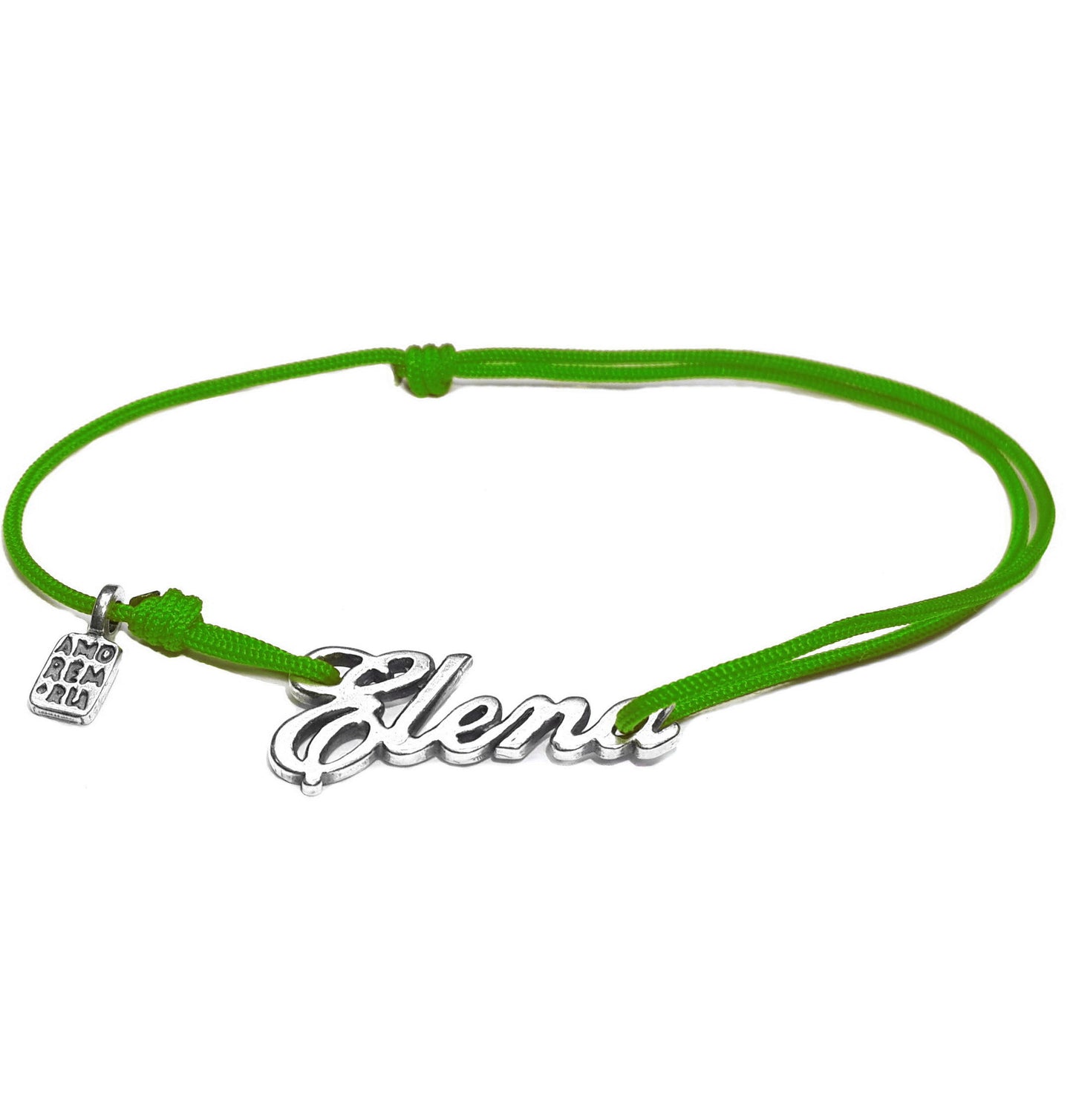 Elena name  bracelet, sterling silver