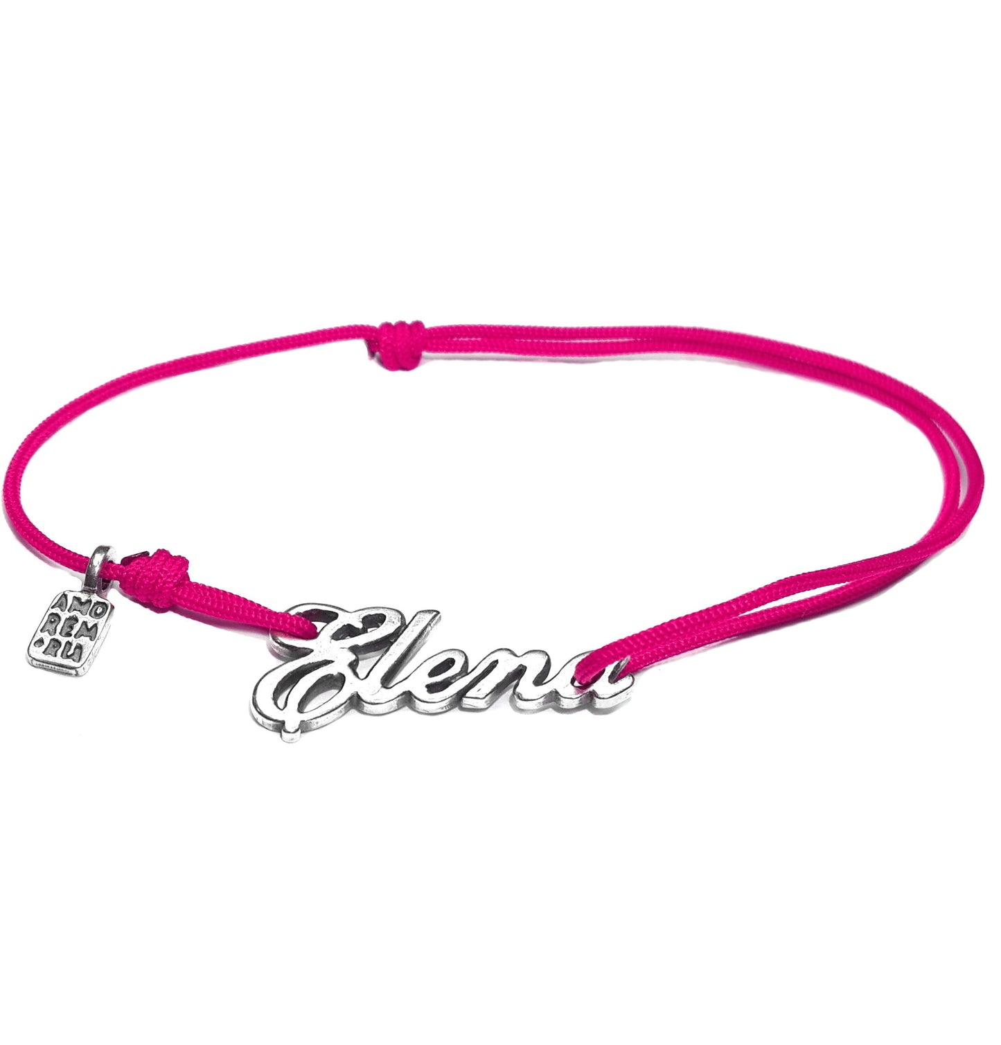 Elena name  bracelet, sterling silver