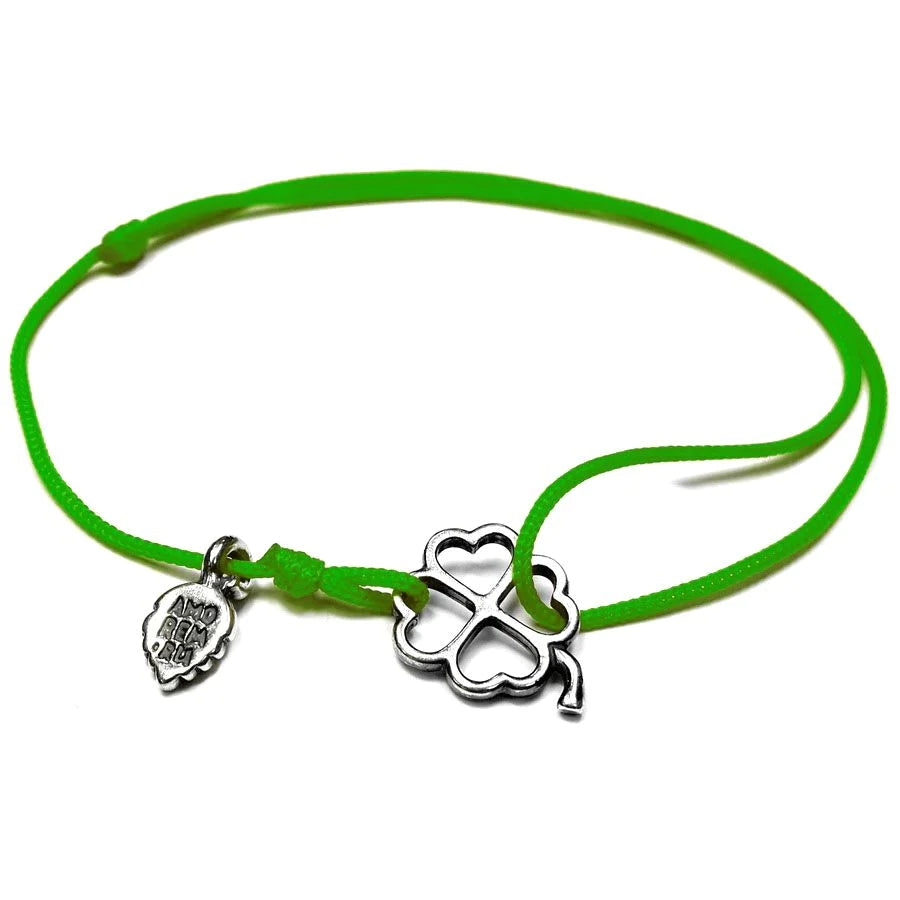 Four-Leaf Clover Bracelet — 925 sterling silver bracelet with meaning, gift-ready by Amorem