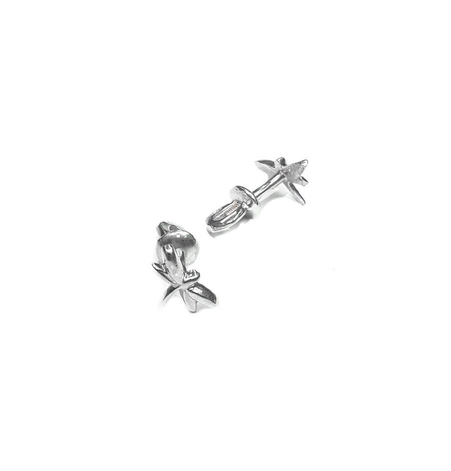 Dragonfly studs Earrings, Sterling Silver